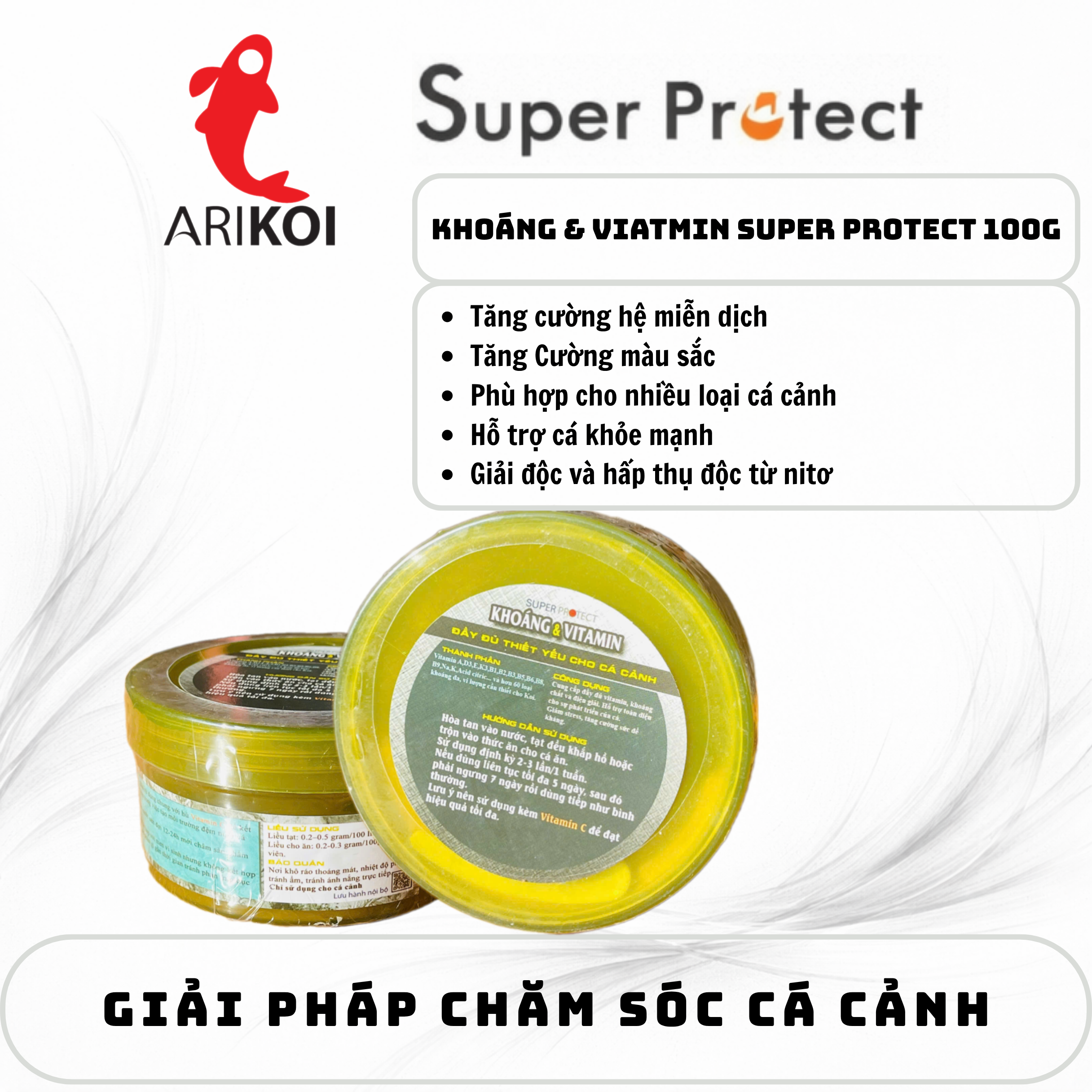 Khoáng & Vitamin tổng hợp hộp 100g